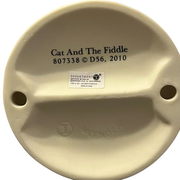 Department 56 Snowbabies Cat and the Fiddle 2010 Figurine - Picture 6 of 6